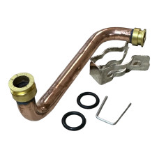 Патрубок теплообменника на колонку Junkers Bosch 87007150610