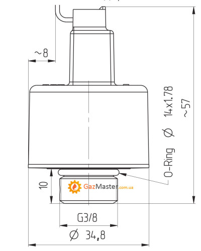 Датчик давления Huba Control 505.91540 (ALARCO ATAQ)