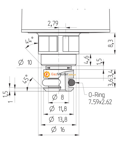 Датчик давления Huba Control 505.91512 (Ferroli Divatop, Divatop Micro 39818770)