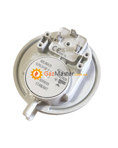 Датчик давления дыма (прессостат) Huba Control 40/25 Pа Nova Florida, Fondital