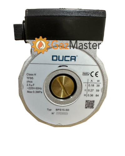 Циркуляционный насос Duca BPS 15-5D 21 мм Bosch Gaz 6000 Buderus Logamax