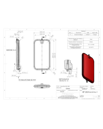 Бак расширительный 6 л BAXI Fourtech, Ecofour, Mainfour, ECO4S / WESTEN Pulsar D, Quasar D / ROCA Neobit