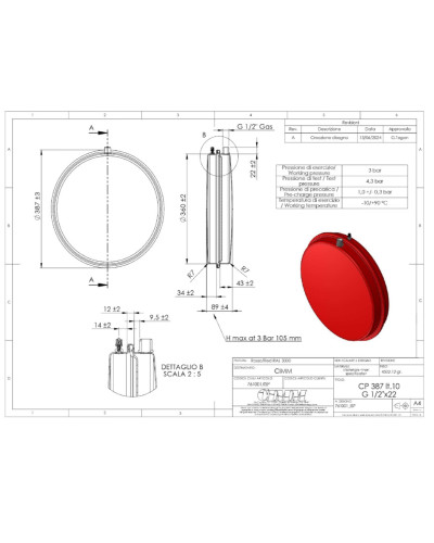 Бак расширительный 10 л 1/2" Ferroli Diva/Domitop, Domina, Domiproject Бак расширительный 10 л 1/2" Ferroli Diva/Domitop, Domina, Domiproject