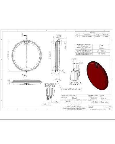 Бак расширительный 6 л Baxi, Westen 6 MAIN FOUR, PULSAR D, QUASAR, Roca