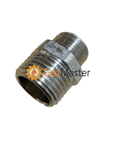 Переходник резьбовой 3/8" НР на 1/2" НР