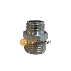Переходник резьбовой 3/8" НР на 1/2" НР