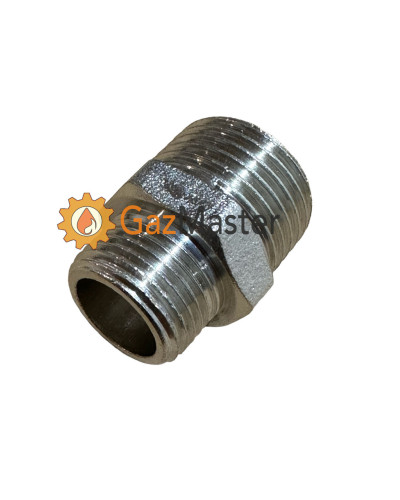Переходник резьбовой 3/8" НР на 1/2" НР