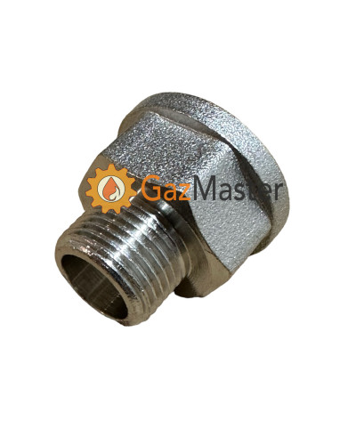 Переходник резьбовой 3/8" НР на 1/2" ВР