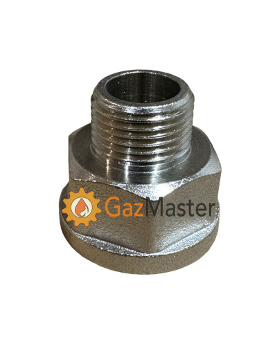 Переходник резьбовой 3/8" НР на 1/2" ВР