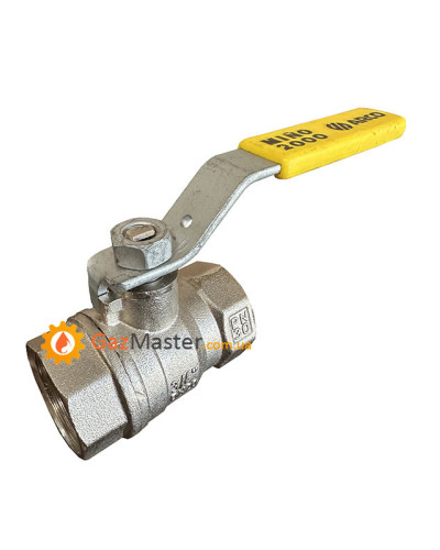 Газовый шаровый кран ARCO MINO Chrome 3/4" ВВ ручка