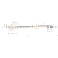 Термопара к газовой плите Gorenje 609242 (500mm)